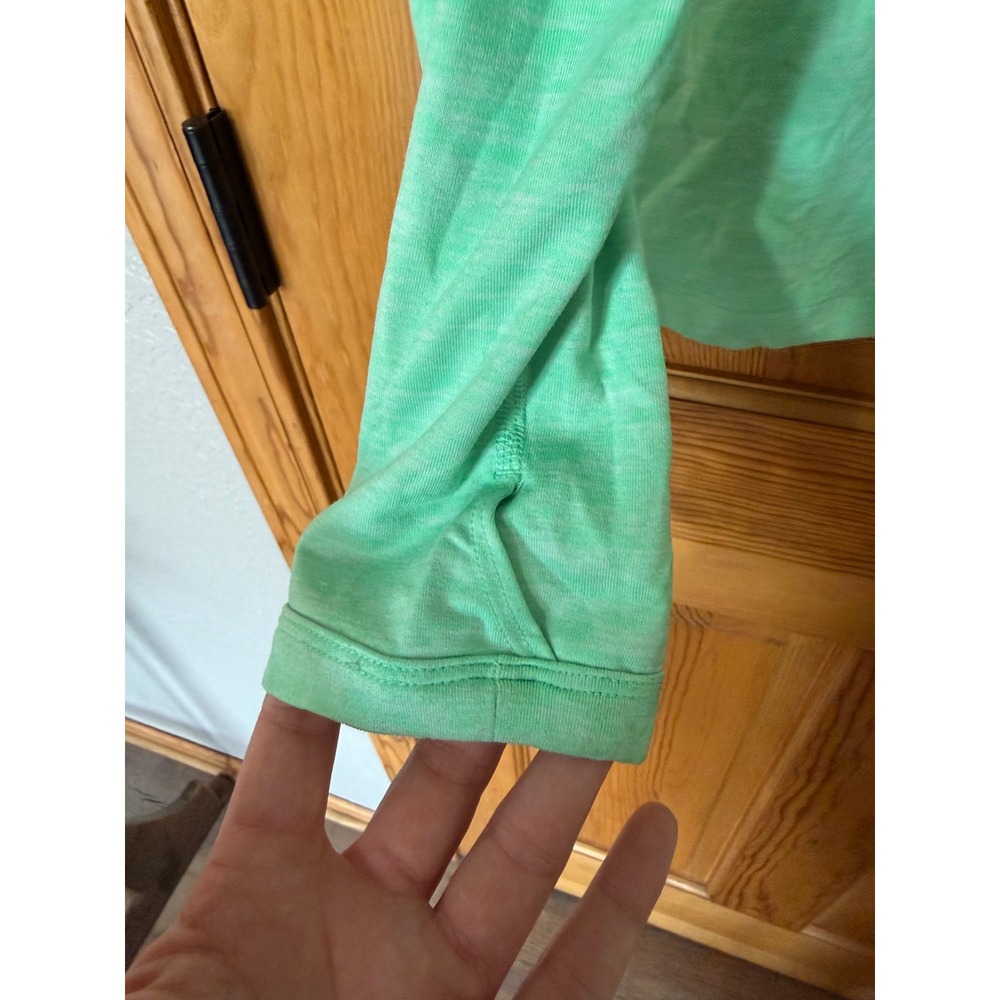 Nike Running Dri-FIT Women's XL Quarter Zip Pullover Mint Green Thumbholes - Picture 3 of 7